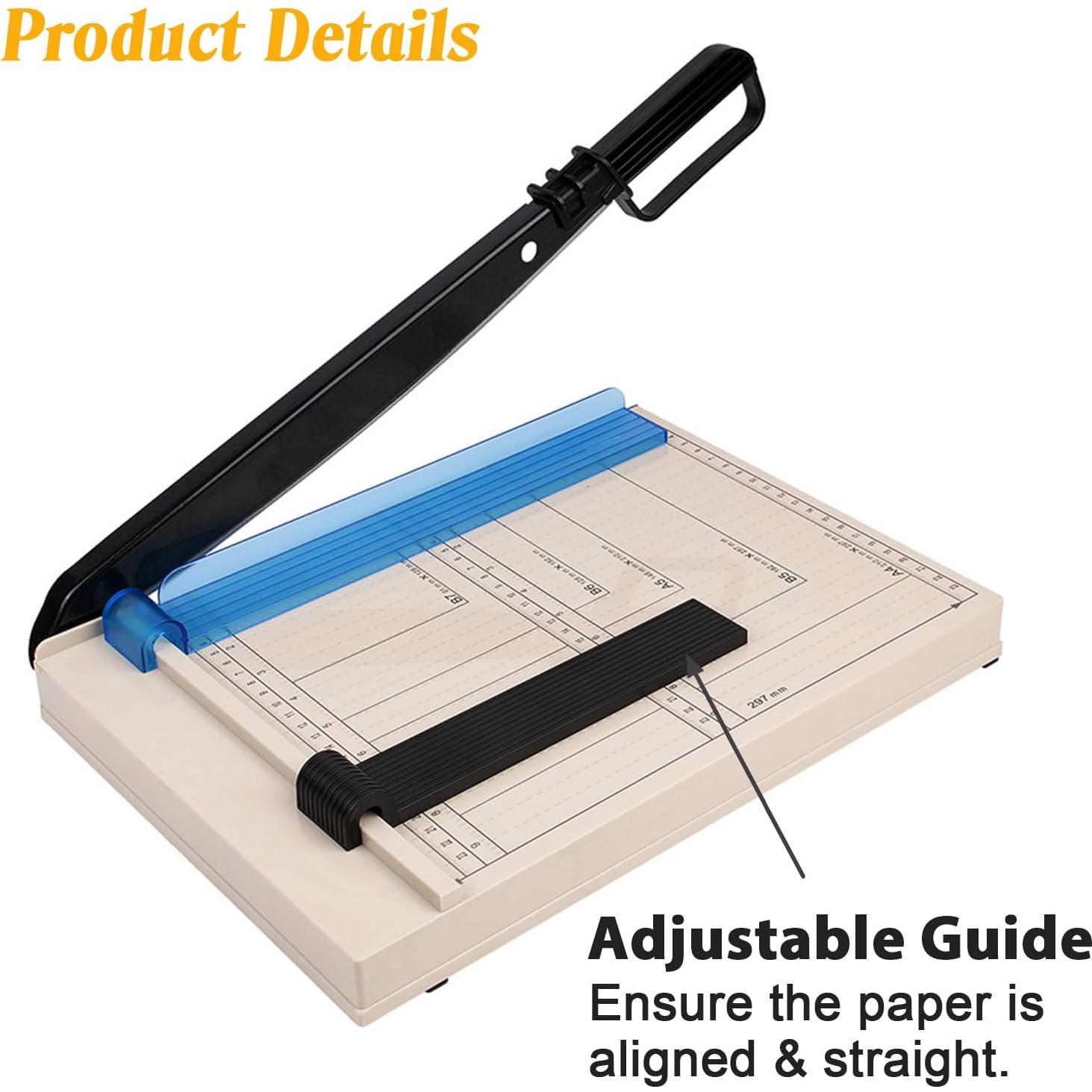 Cortadora de Papel Hebaogugu 30.48 cm con Redondeador