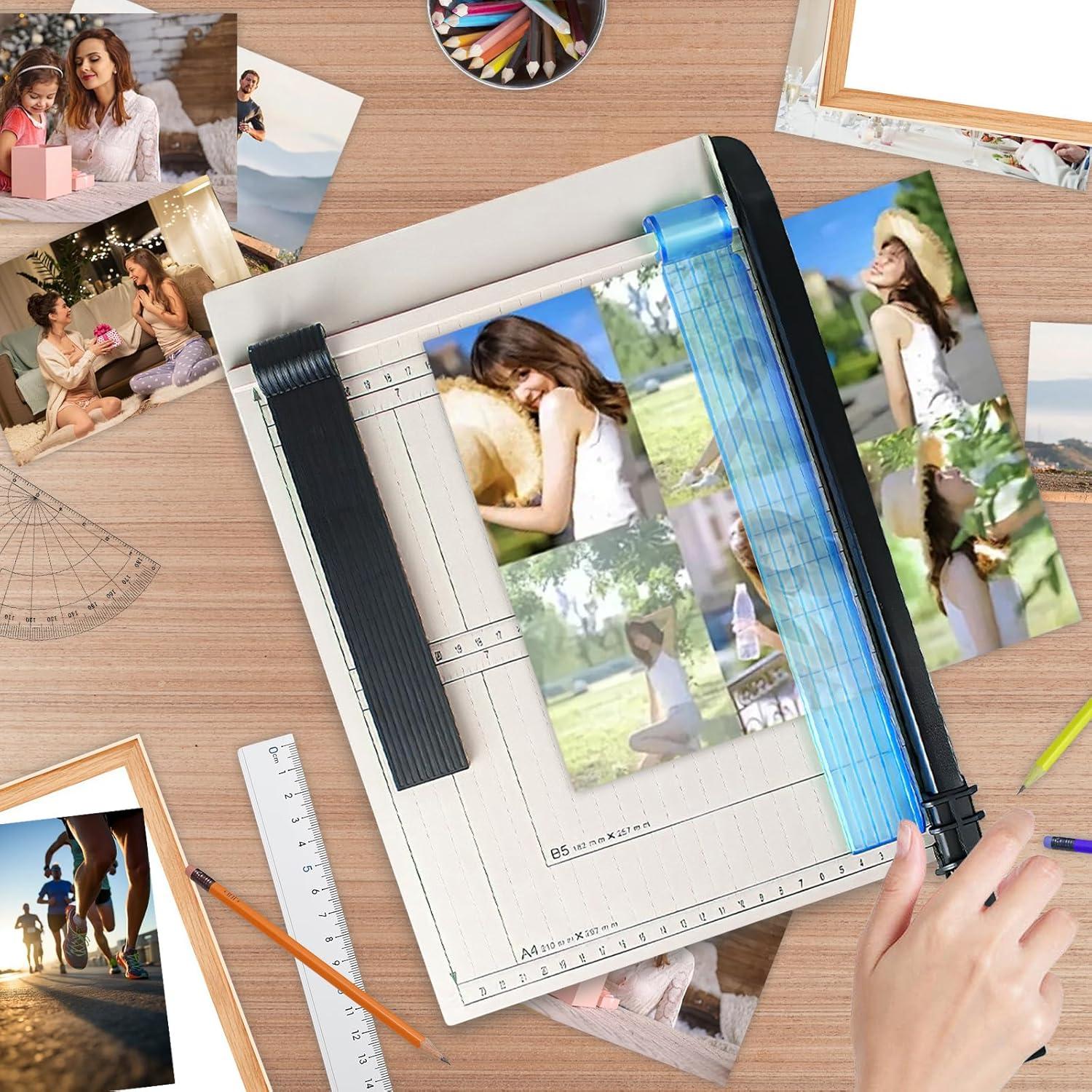 Cortadora de Papel Hebaogugu 30.48 cm con Redondeador