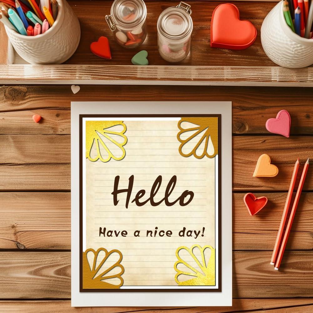 Cortes de Metal para Esquinas de Foto BENECREAT - 8 Patrones