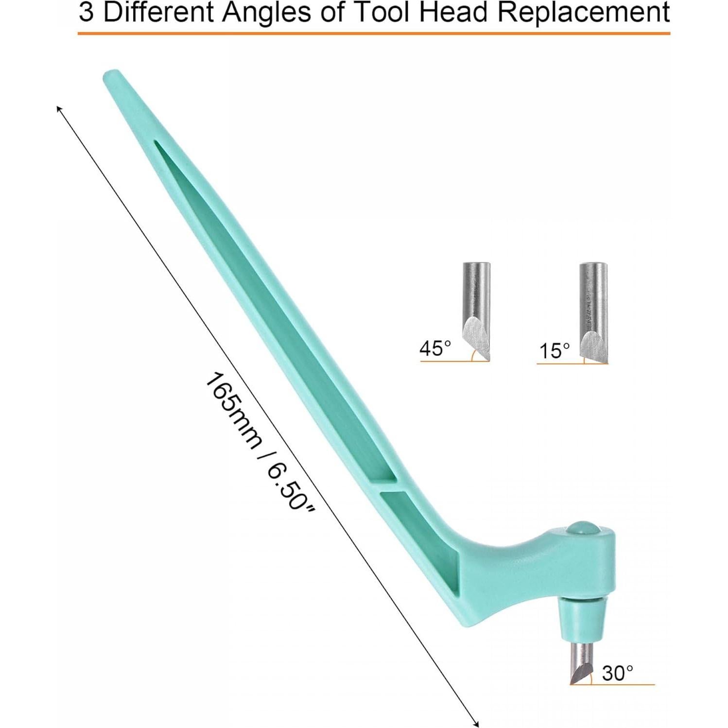 Cortador Rotativo Manualidades uxcell Acero Inoxidable 165mm