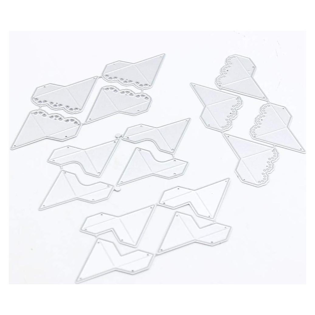 Troqueles de Corte de Metal KSCRAFT para Scrapbooking - Esquinas de Foto Elegantes