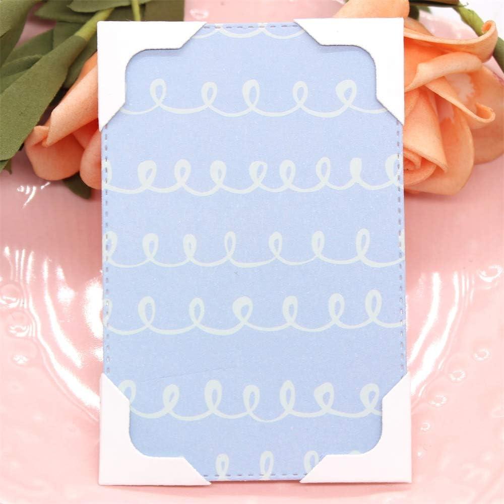 Troqueles de Corte de Metal KSCRAFT para Scrapbooking - Esquinas de Foto Elegantes