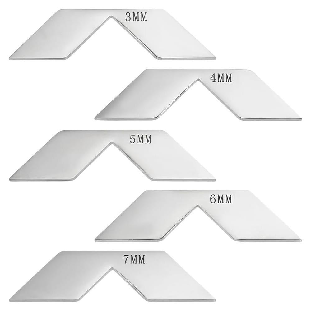 Herramienta de Esquina Acero Inoxidable BENECREAT 5 Pcs