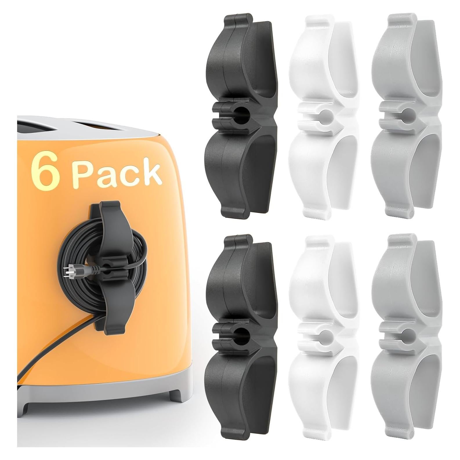 Organizador de Cables Daisyhome 6 Pack Autoadhesivo