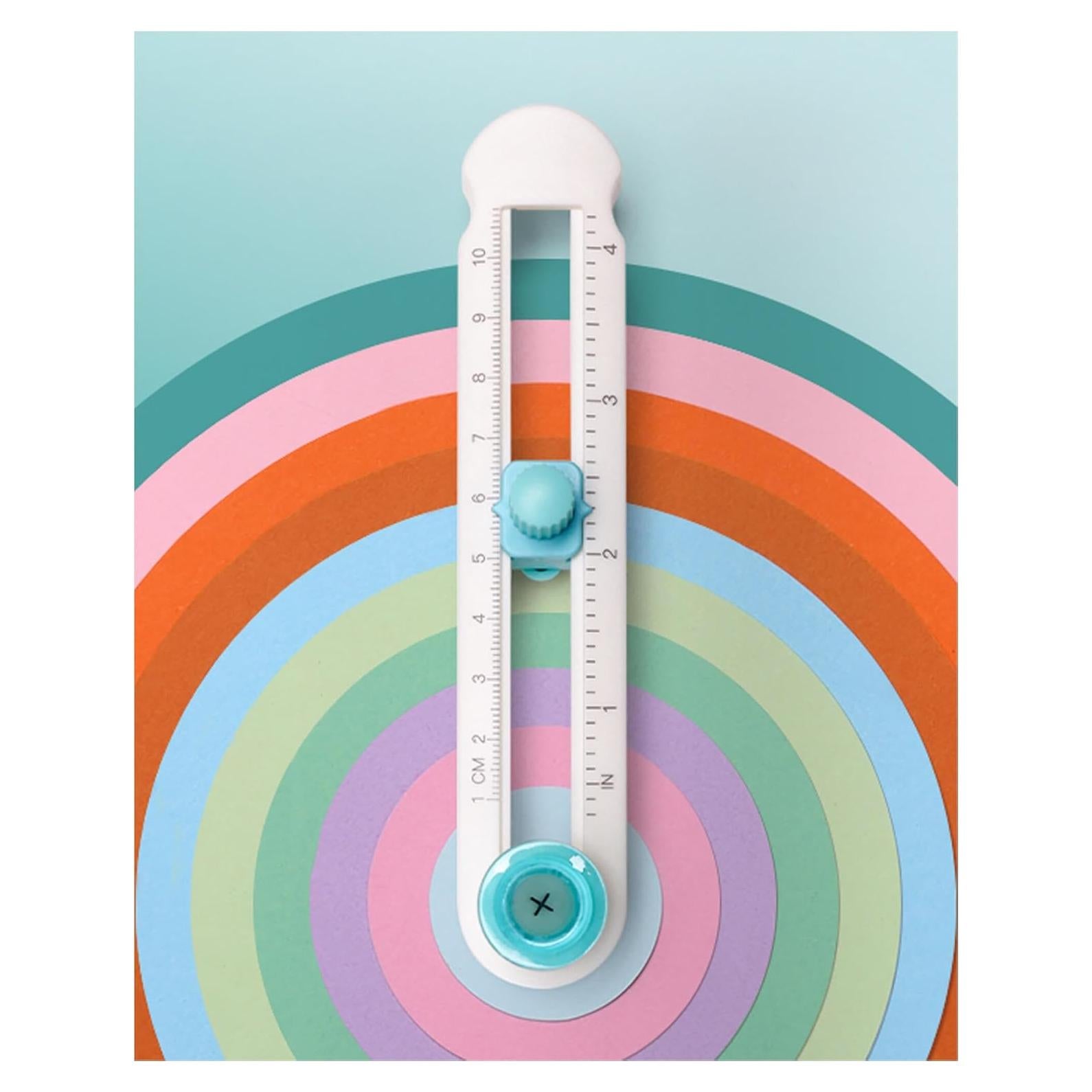 Cortador Circular Oythiem para Manualidades 1.52-10.16 cm Verde