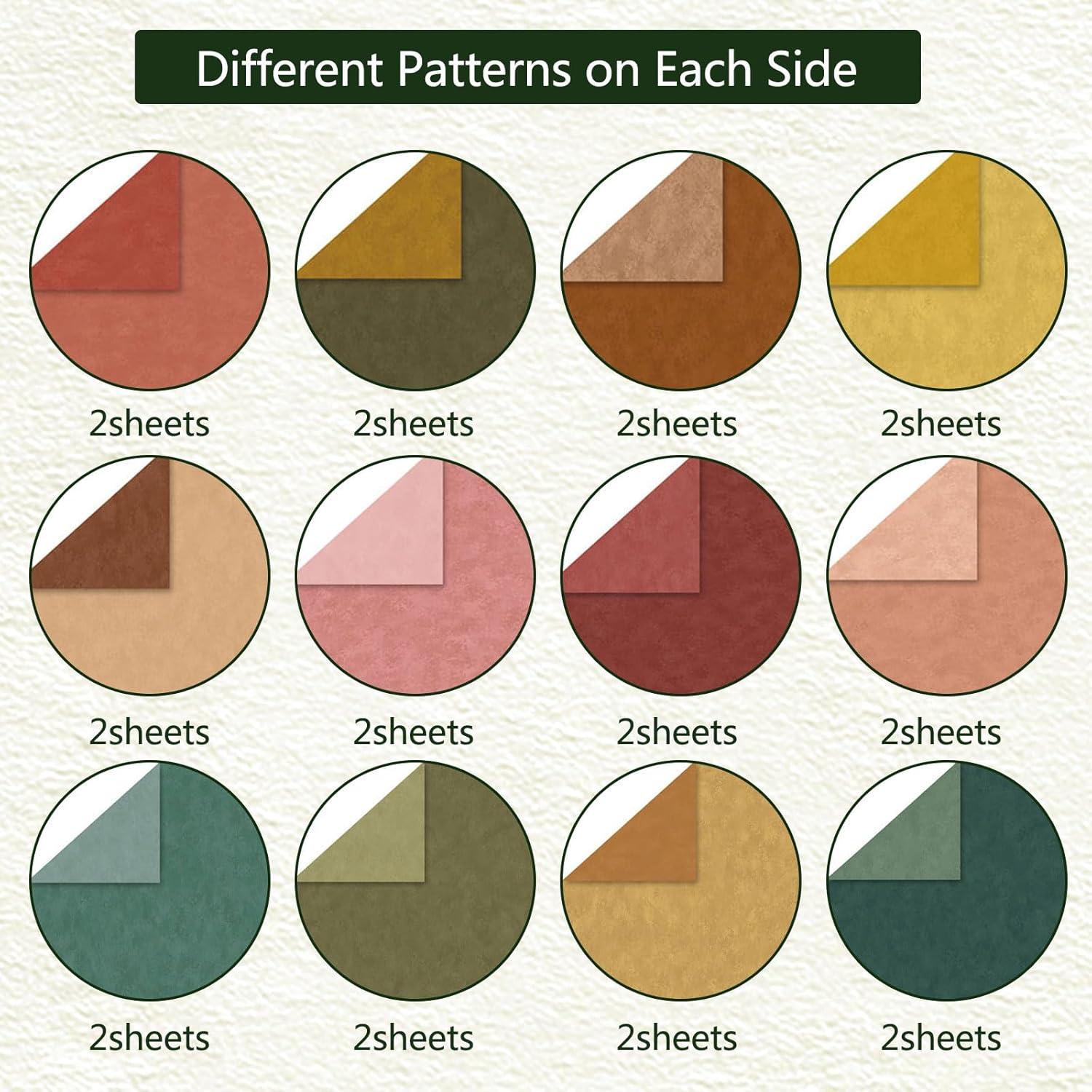 Papel de Scrapbook Doble Cara Colabrili 30.5x30.5 cm 24 Hojas