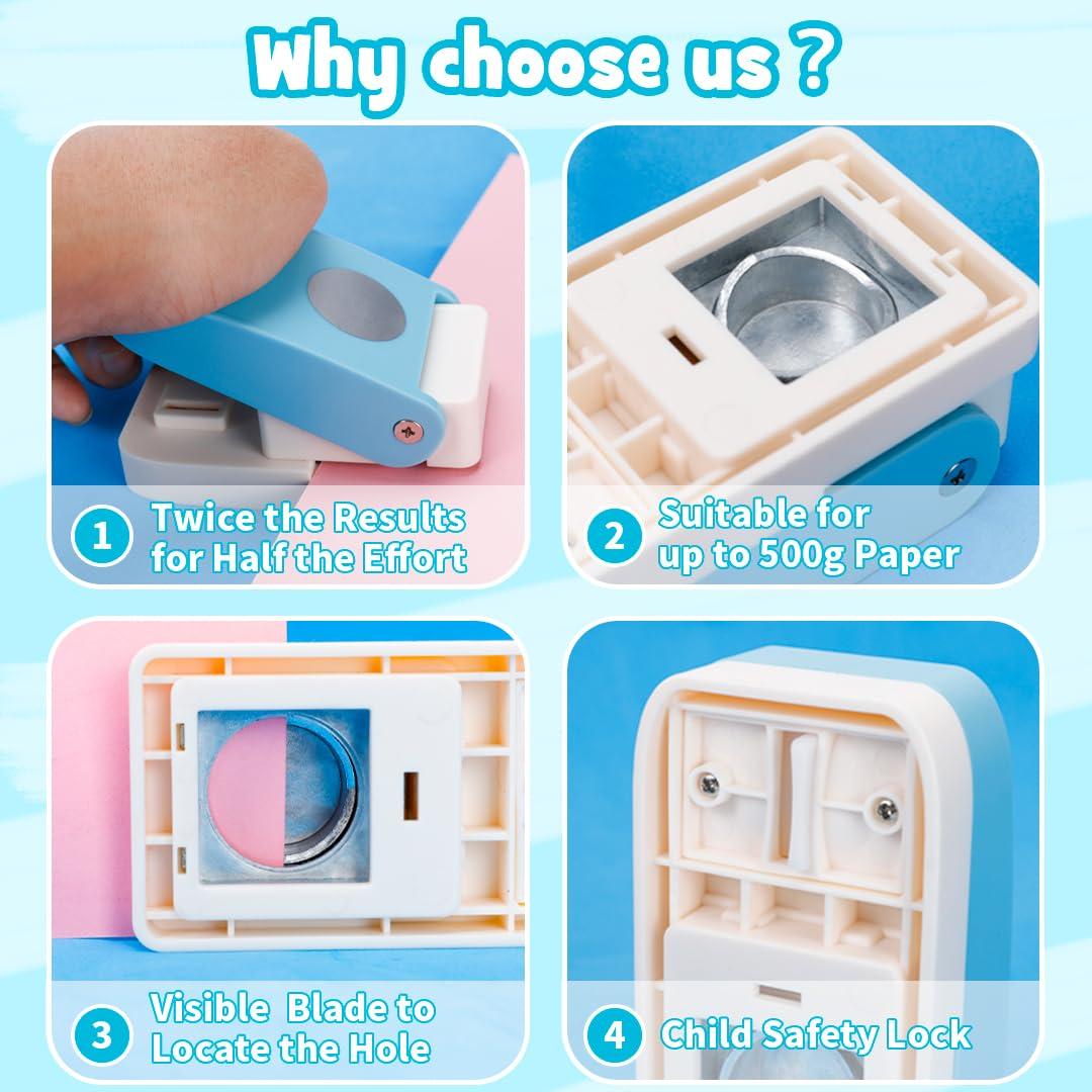 Perforadora de Círculo UCEC 2.54 cm para Manualidades