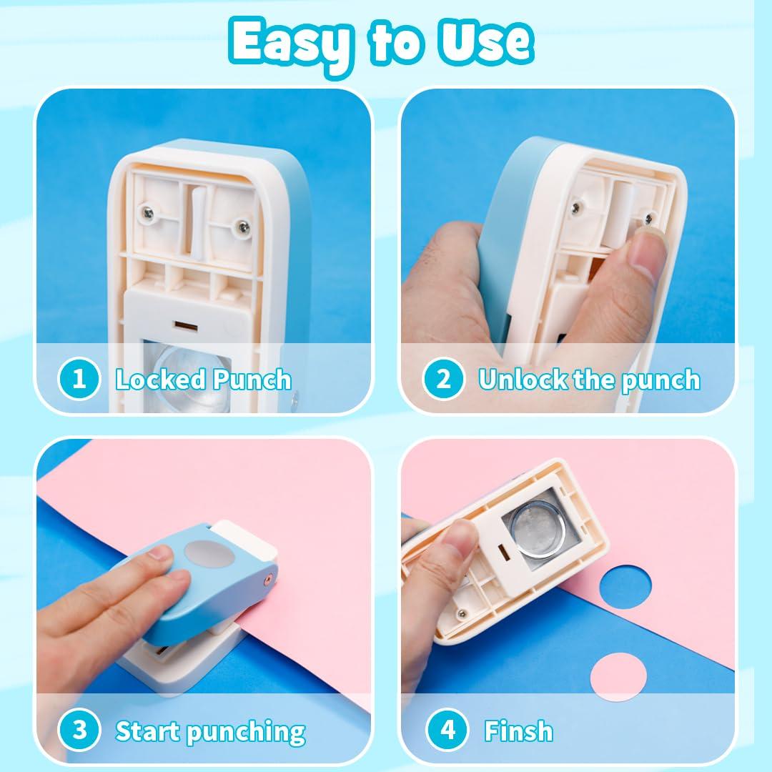 Perforadora de Círculo UCEC 2.54 cm para Manualidades