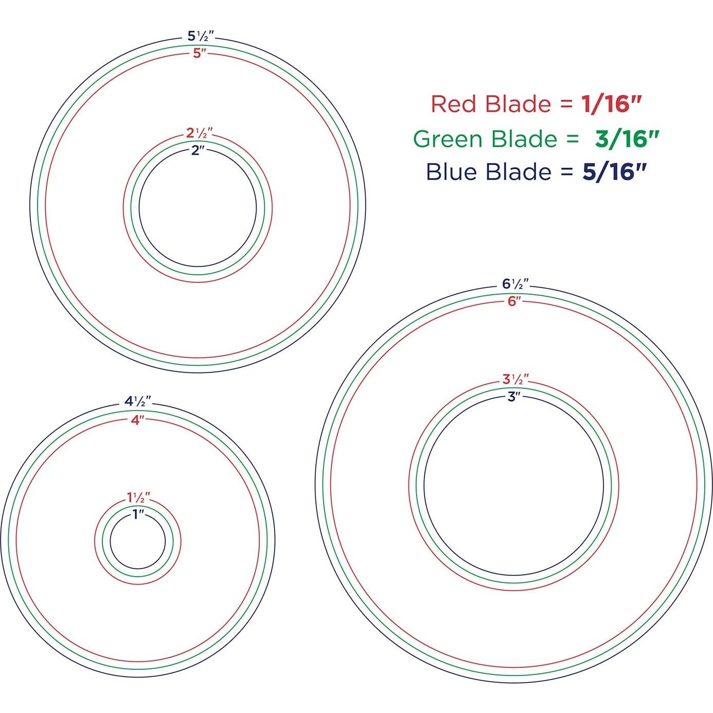 Patrones de Corte Círculo Creative Memories - Juego de 3