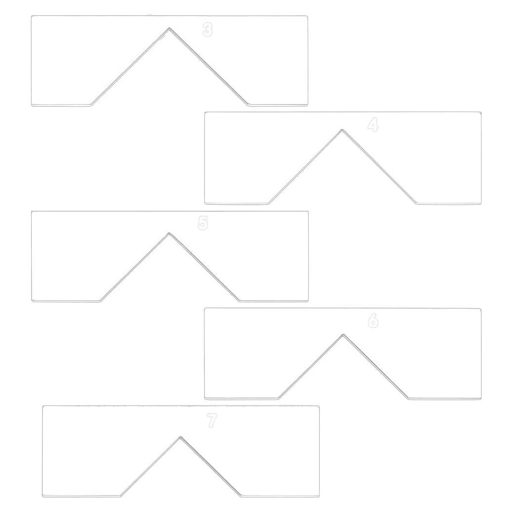 Herramienta de Corte de Esquina Acrílica BENECREAT 10 Pcs 3-7mm