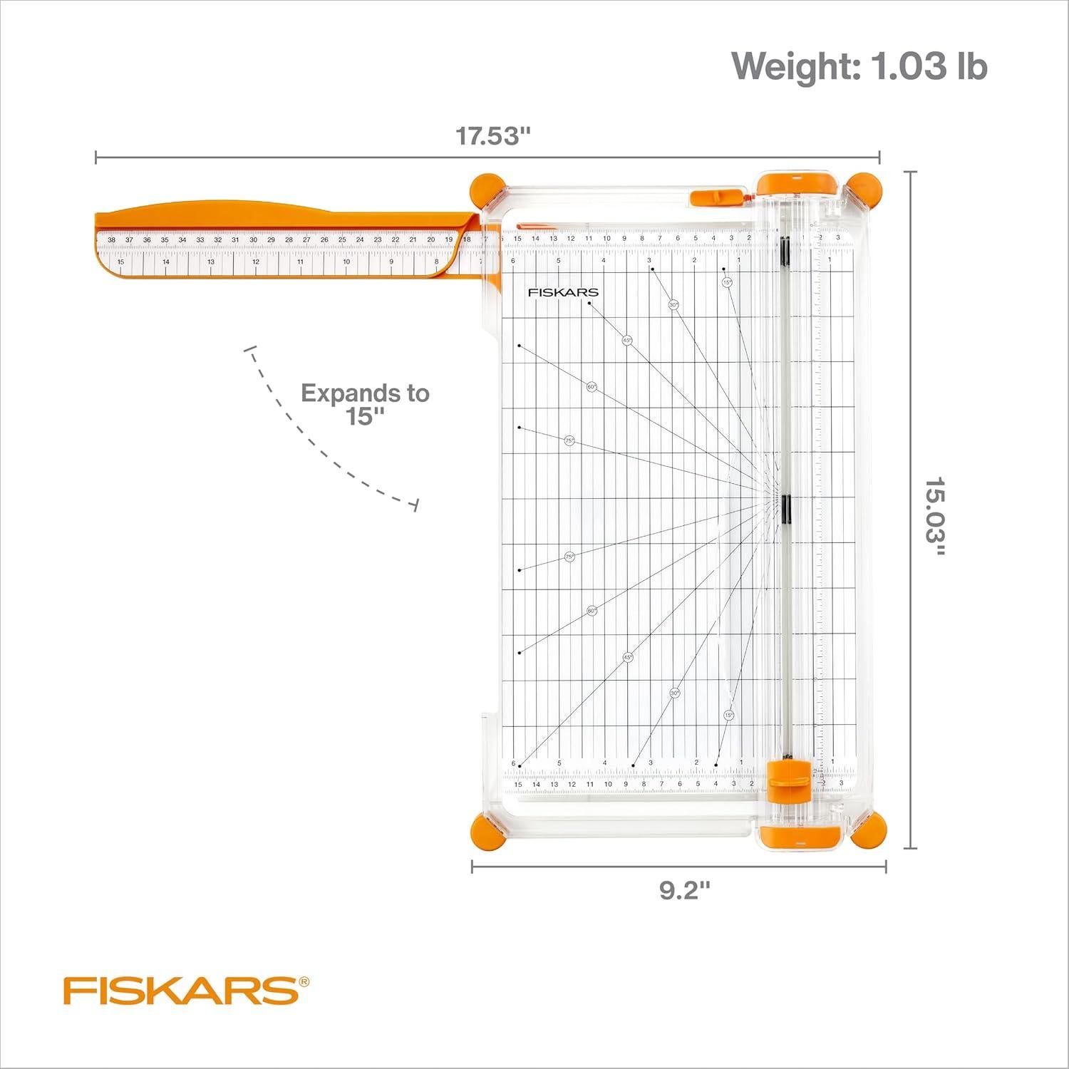 Cortadora de Papel Fiskars Deluxe SureCut 30.48 cm - Precisa y Segura