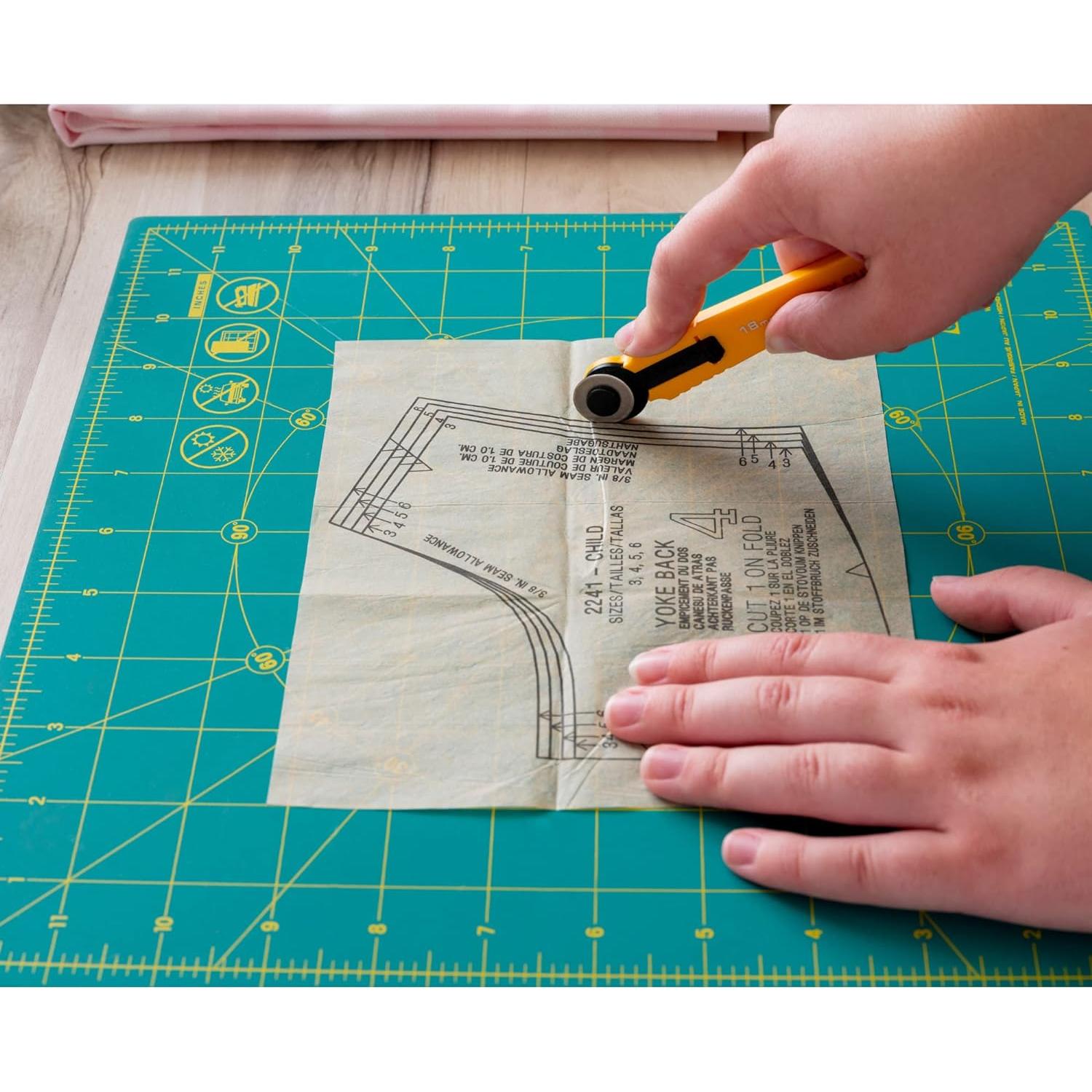 Cortador Rotativo OLFA RTY-4 de 18mm para Tela y Papel