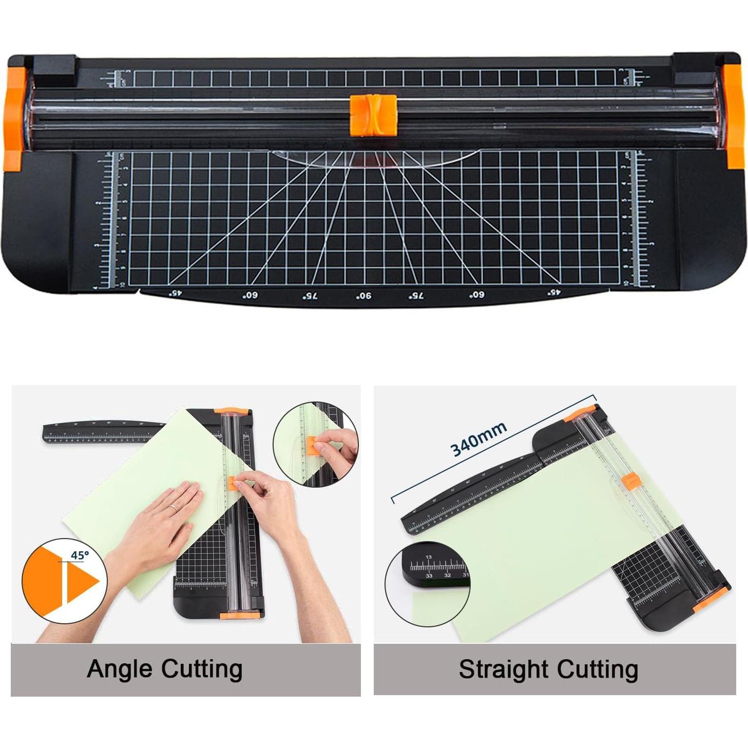 Cortadora de Papel A4 ILORVIUN con Protección de Seguridad