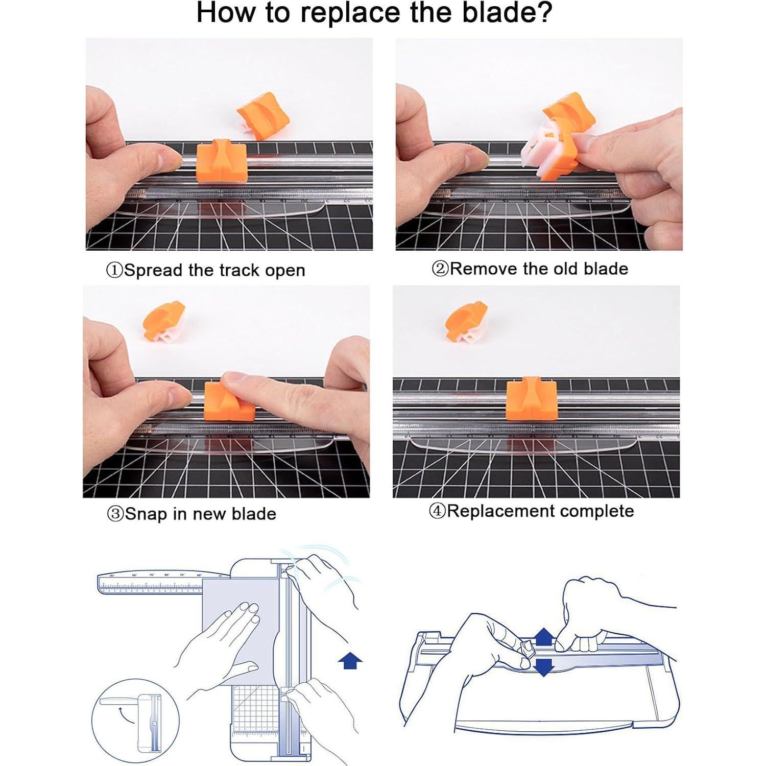 Cortadora de Papel A4 ILORVIUN con Protección de Seguridad
