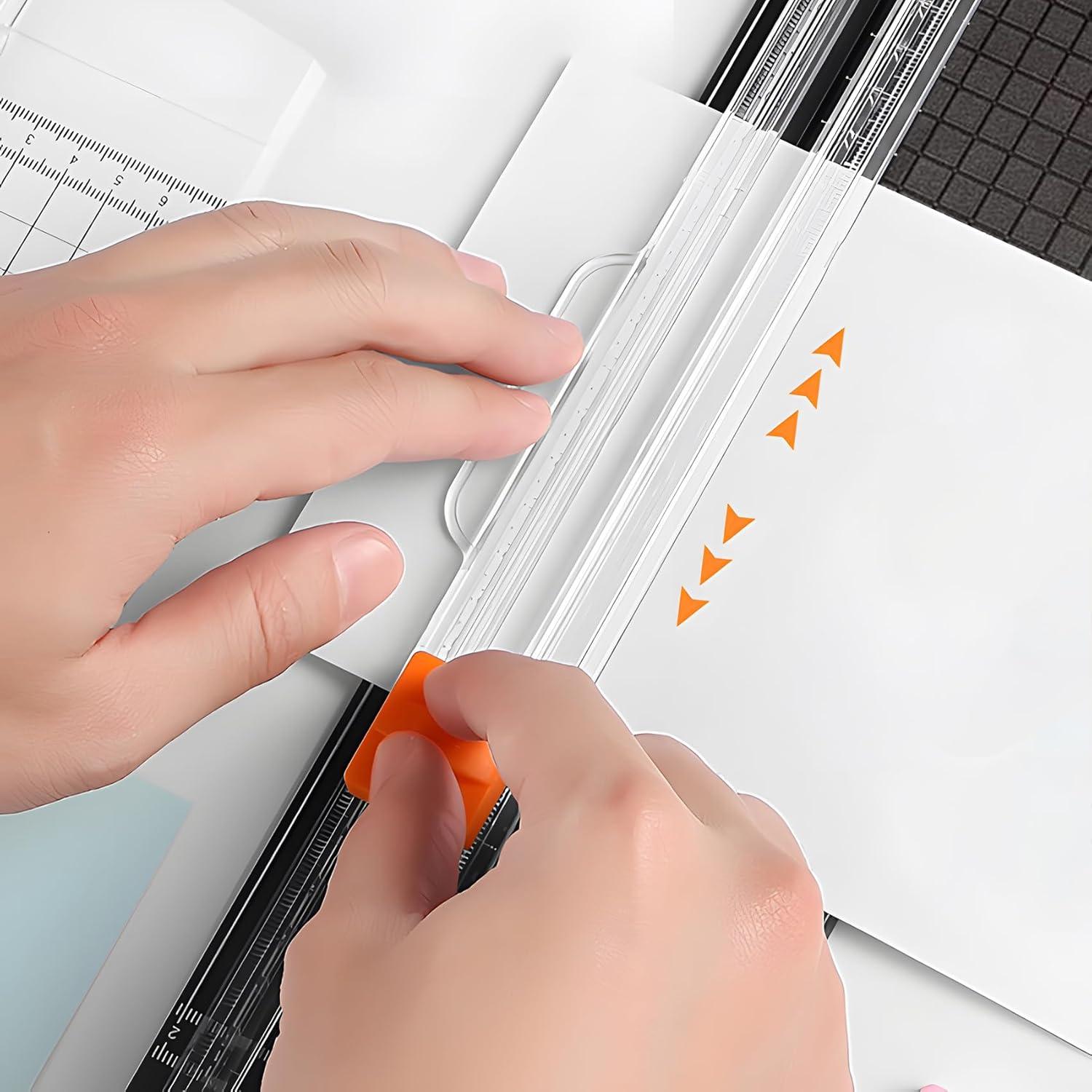 Cortadora de Papel A5 SCORYULE con 3 Cuchillas Repuesto