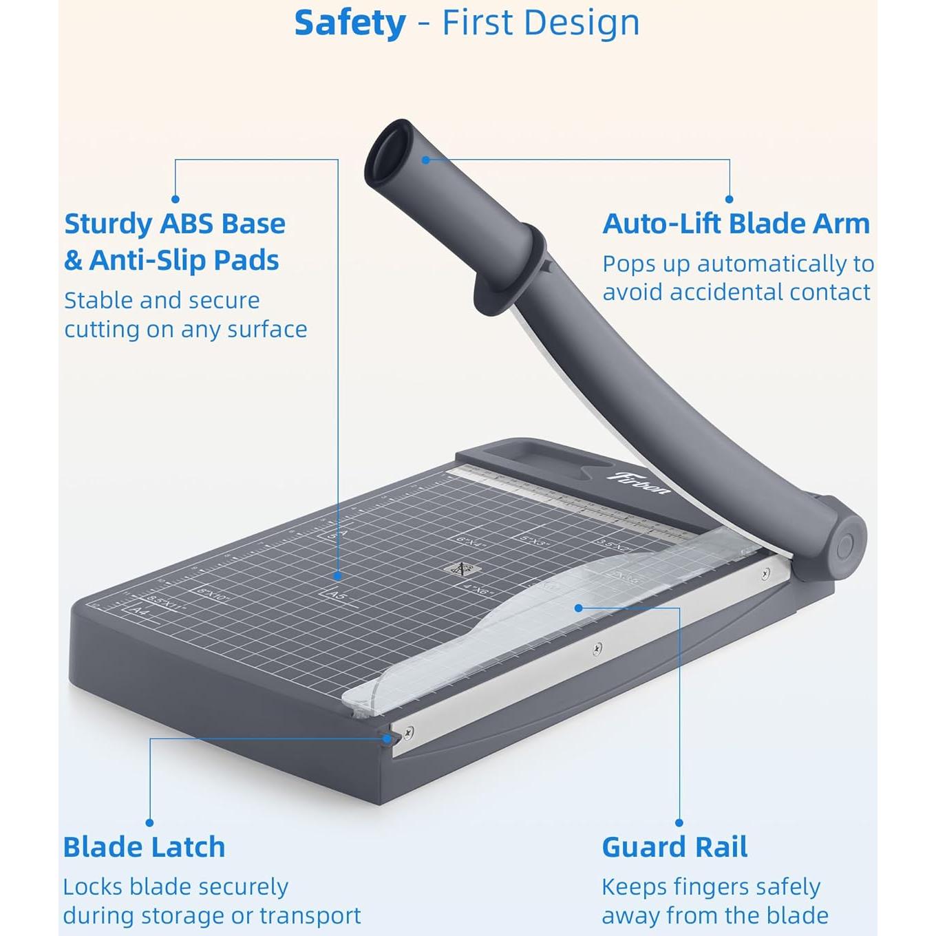 Guillotina Cortadora de Papel Firbon 30.48 cm para 12 Hojas
