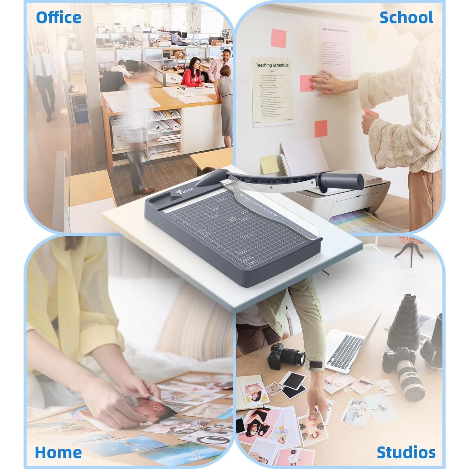 Guillotina Cortadora de Papel Firbon 30.48 cm para 12 Hojas