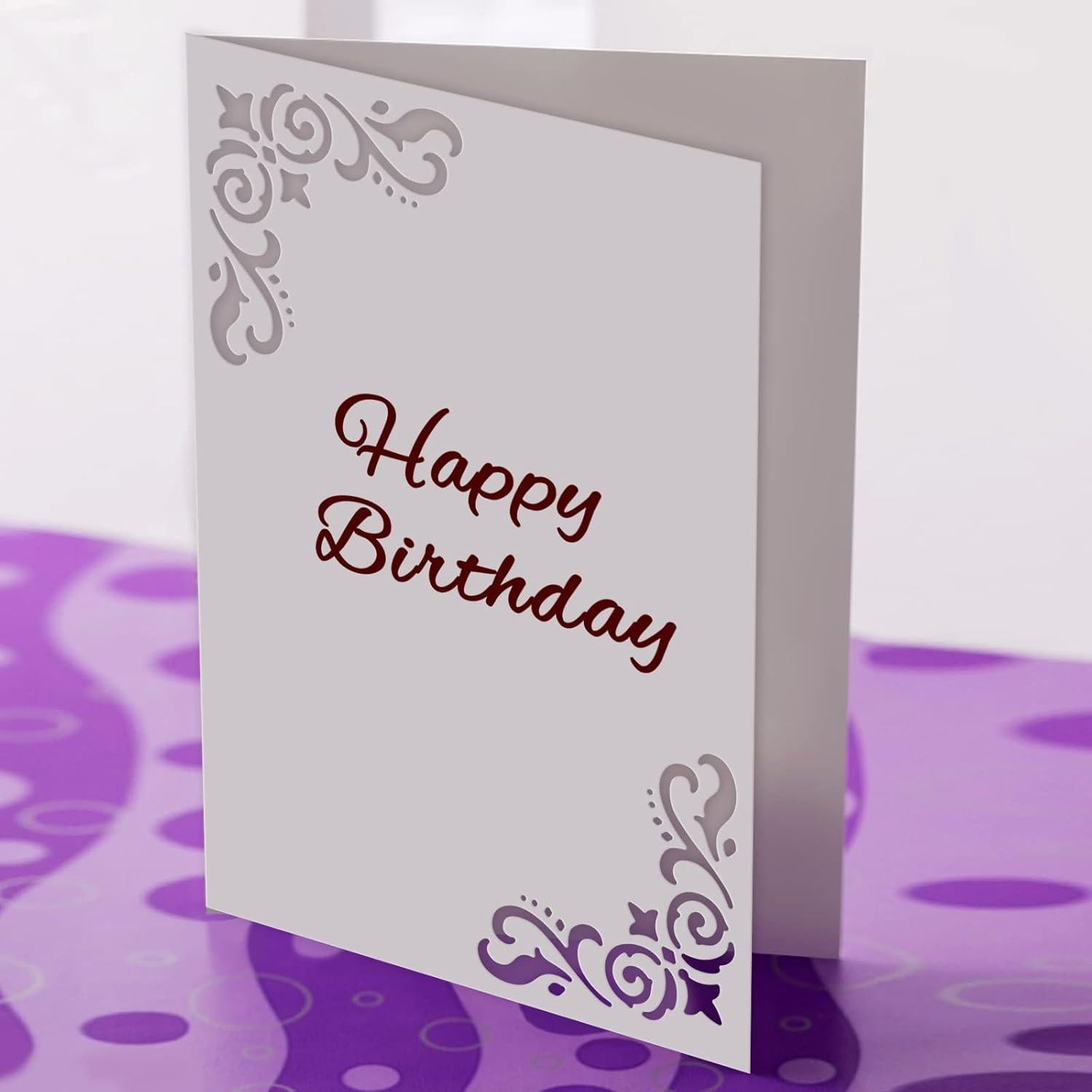 Plantilla de Metal INFUNLY para Cortes de Encaje DIY 2 Piezas