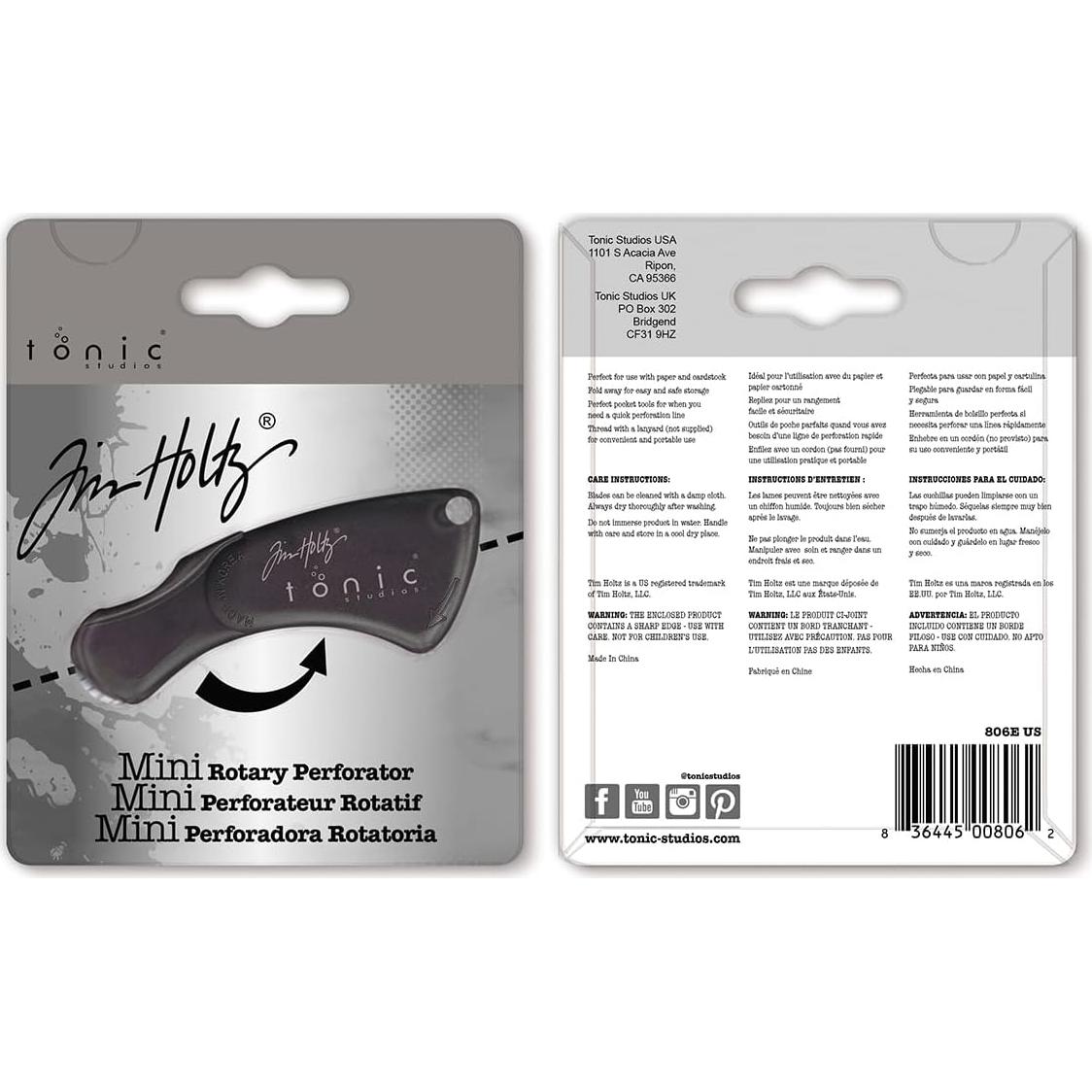 Perforador Rotativo Mini Tonic Studios 18mm para Papel