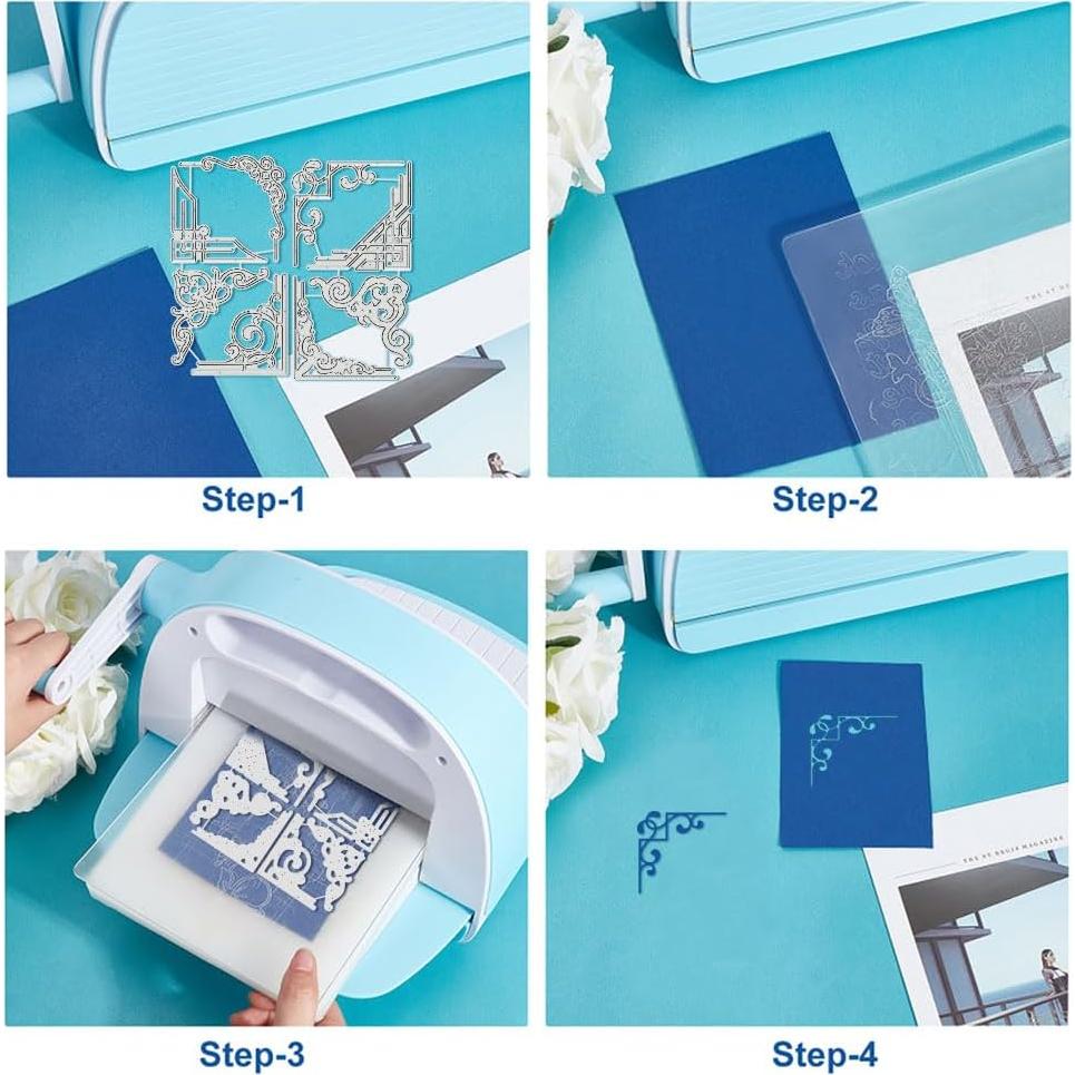 Troqueles de Corte de Esquina BENECREAT 2pcs Acero al Carbono