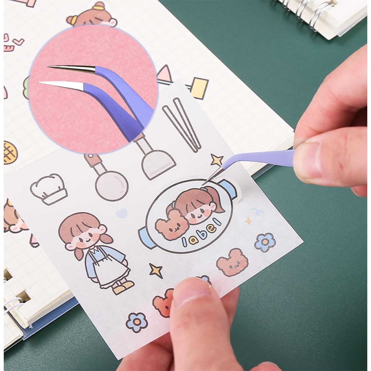 Kit de Scrapbooking Arvakr 26 Piezas Rosa/Púrpura