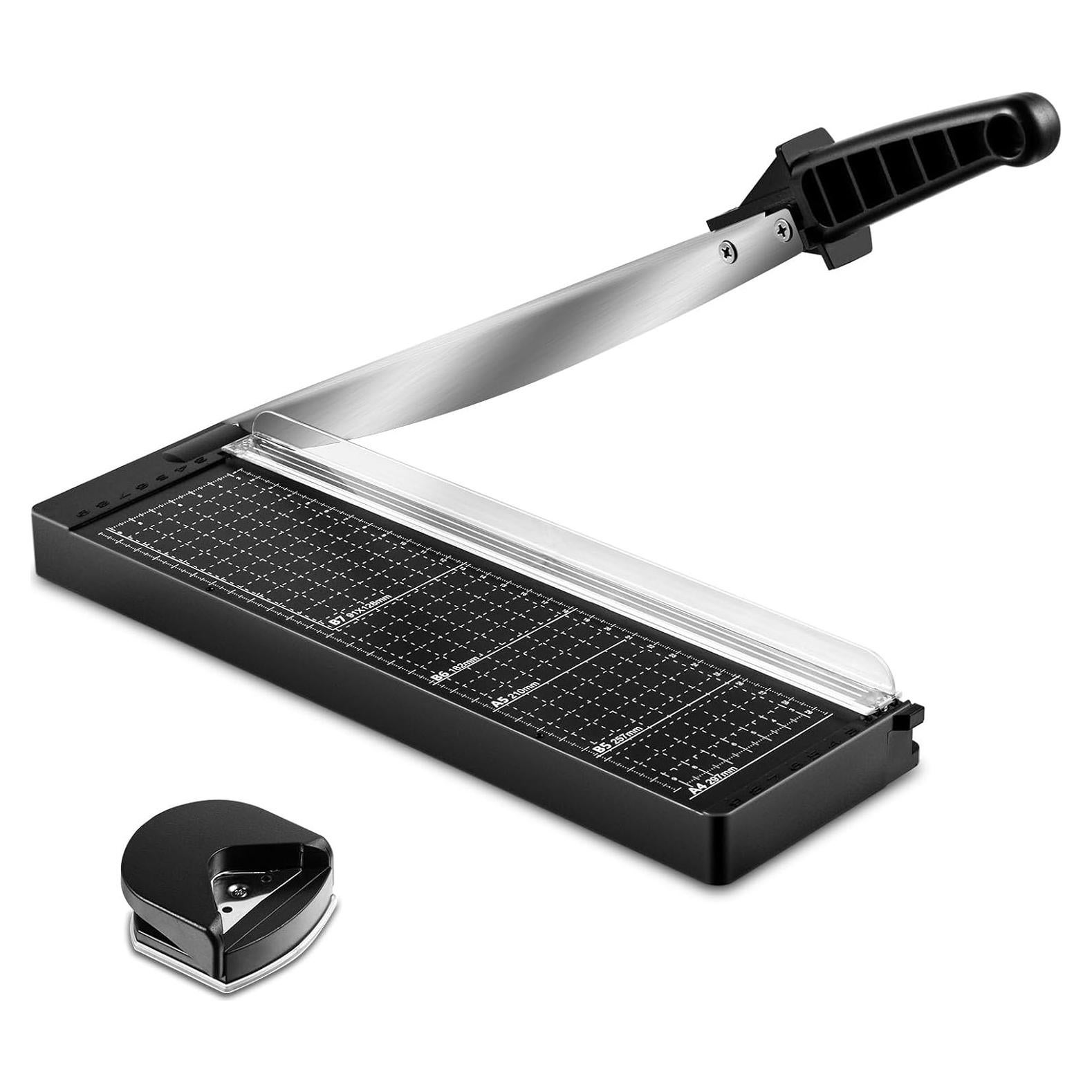 Cortadora de Papel MAKEASY 30.5 cm, Capacidad 8 Hojas, Manual