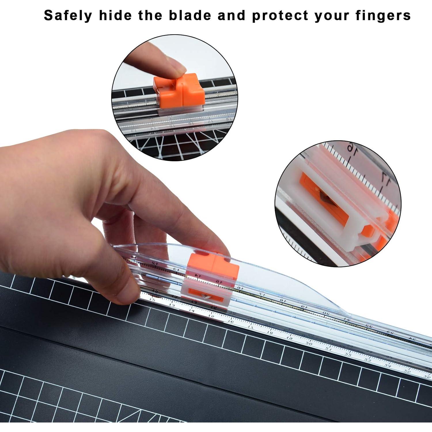 Cortadora de Papel ArtAt A4 Guillotina 30.48 cm con Cuchilla Oculta