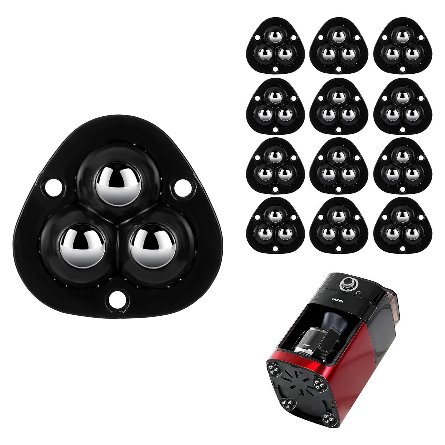 12 Ruedas Adhesivas Giratorias Wuher para Electrodomésticos
