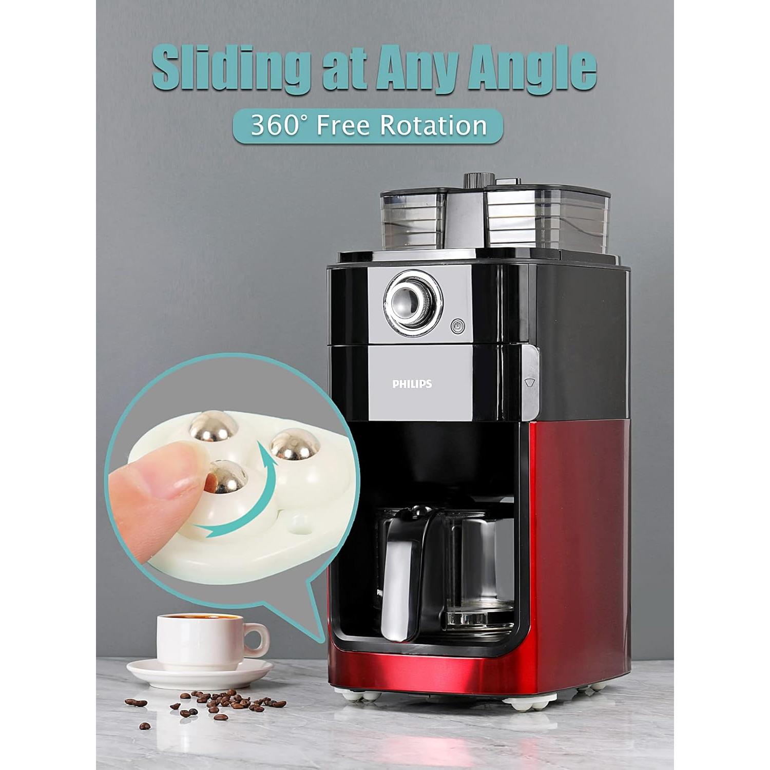 12 Ruedas Adhesivas Giratorias Wuher para Electrodomésticos