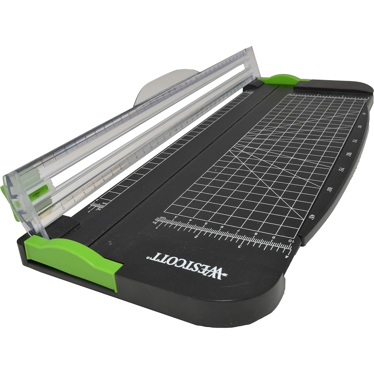 Cortadora de Papel Westcott 30 cm Negra para Scrapbooking