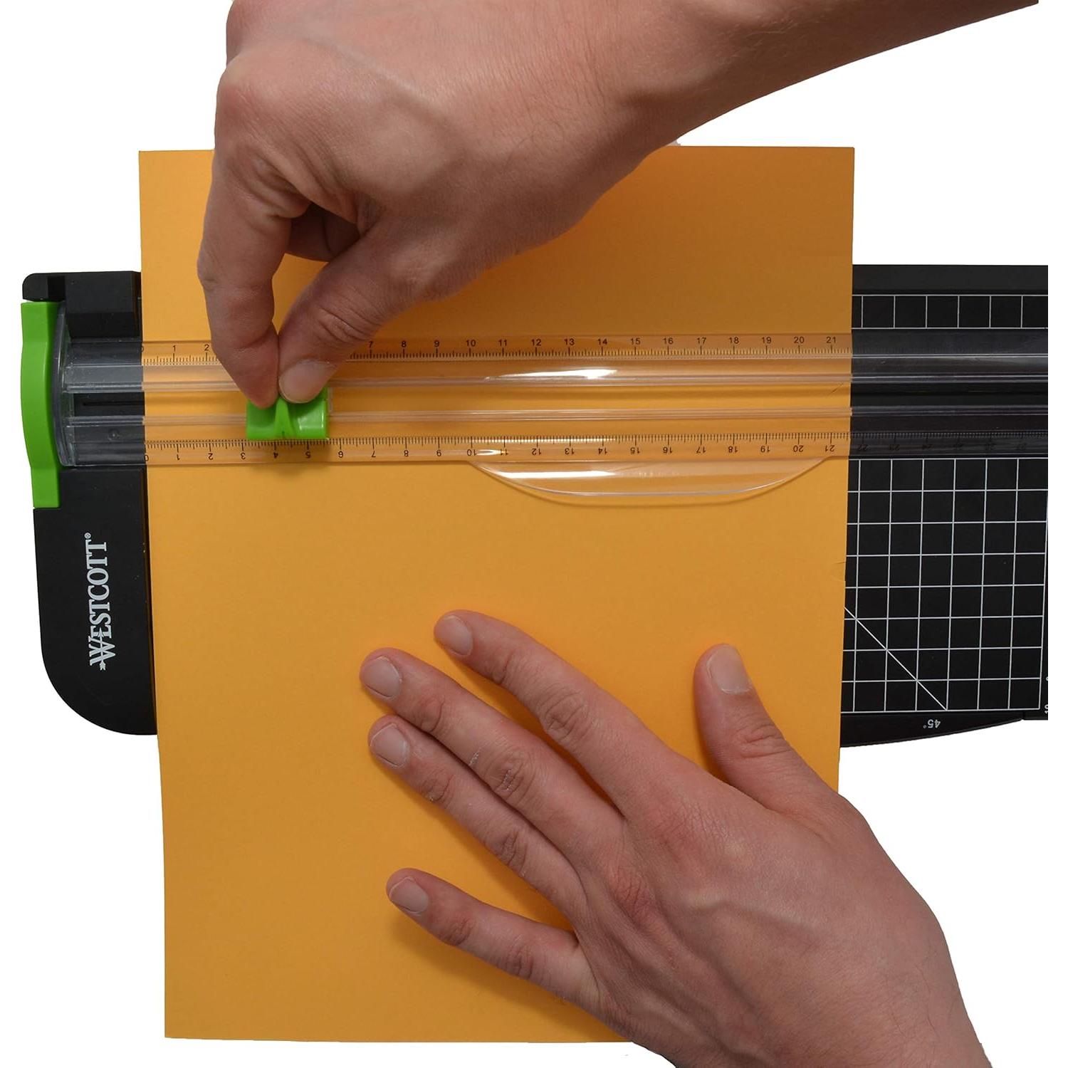 Cortadora de Papel Westcott 30 cm Negra para Scrapbooking