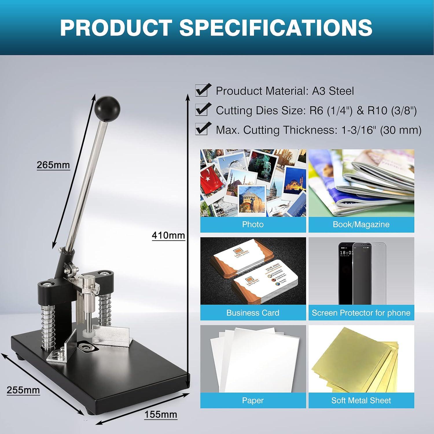 Cortador de esquinas IRONWALLS Heavy Duty 30mm R6mm R10mm