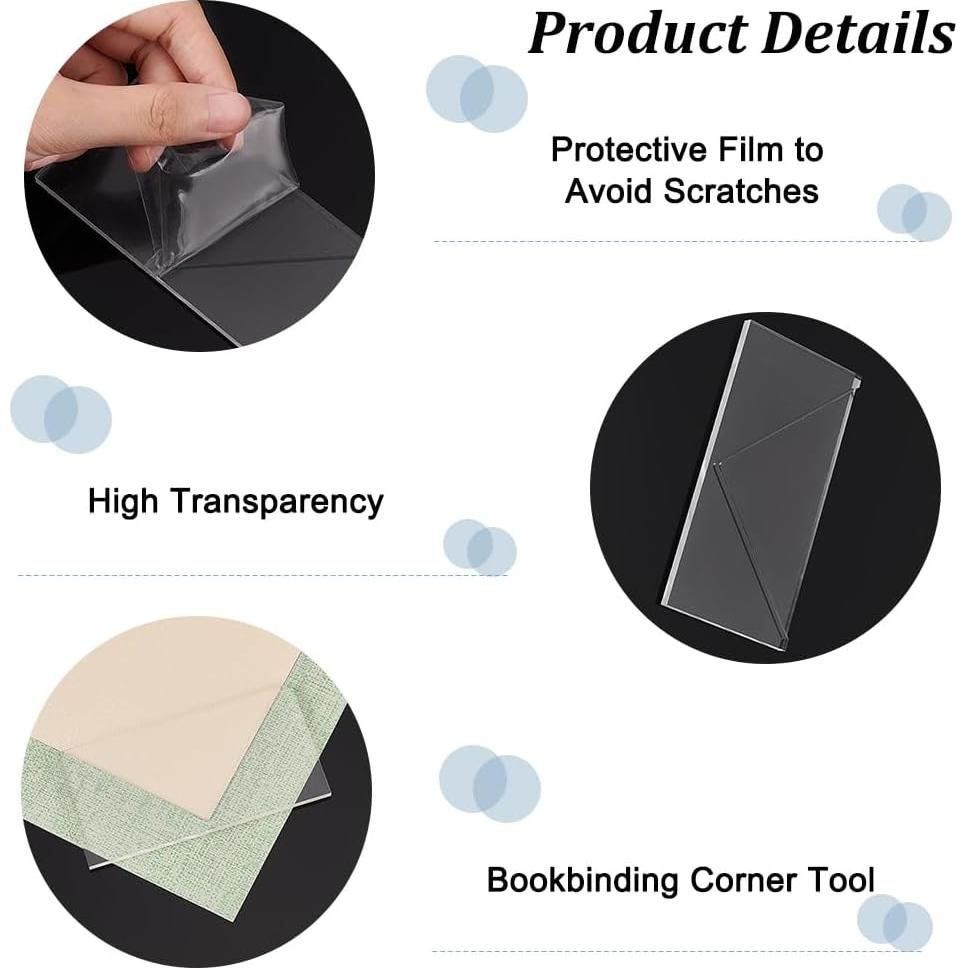 Herramienta de Esquina Miter Acrílica BENECREAT 102x51mm