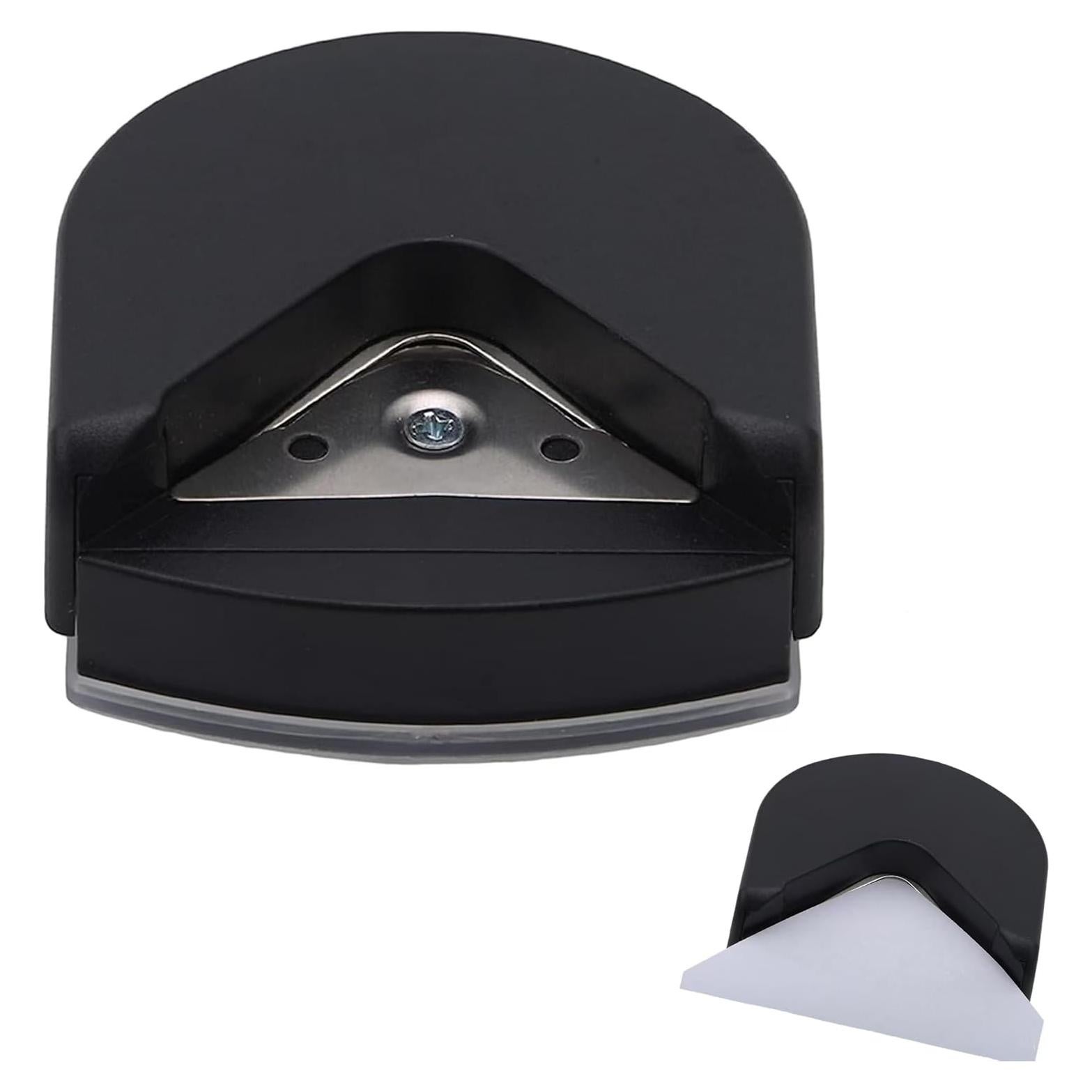 Punch de esquinas redondeadas Seadiquiet 4mm negro para papel