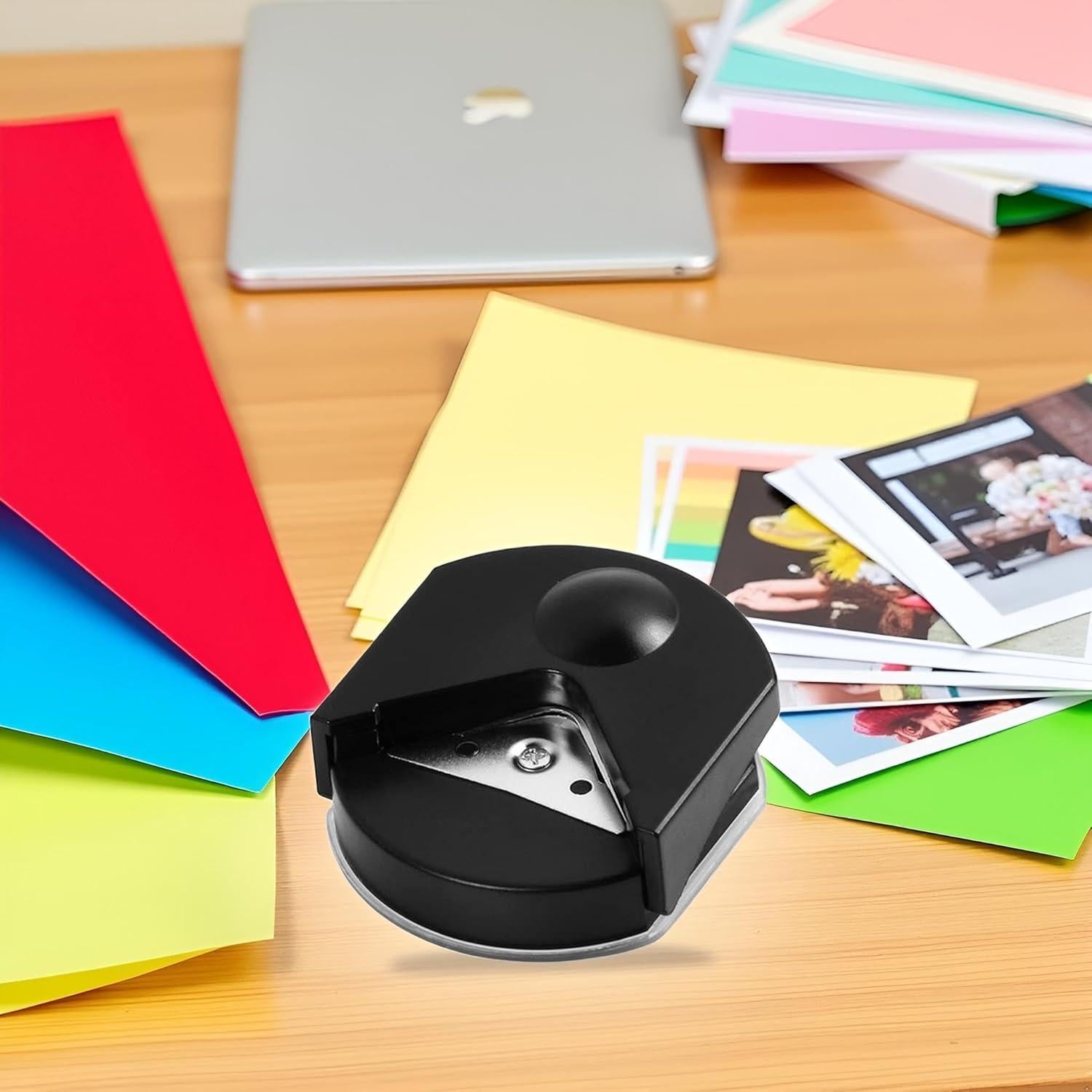 Perforadora de Esquinas Redondeadas Myuiao 4mm Negra