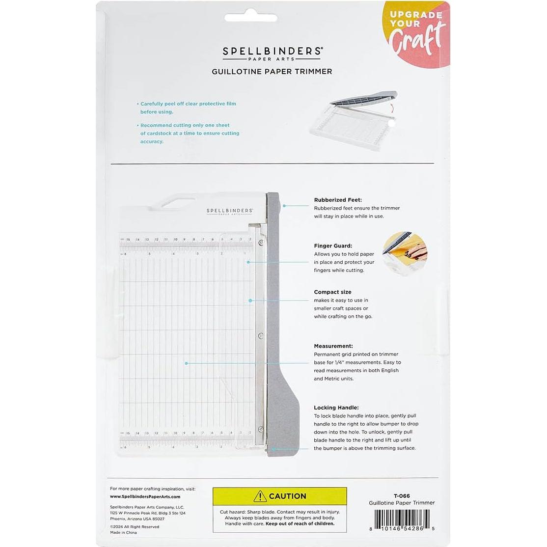 Cortadora de Papel Guillotina Spellbinders 22x15 cm