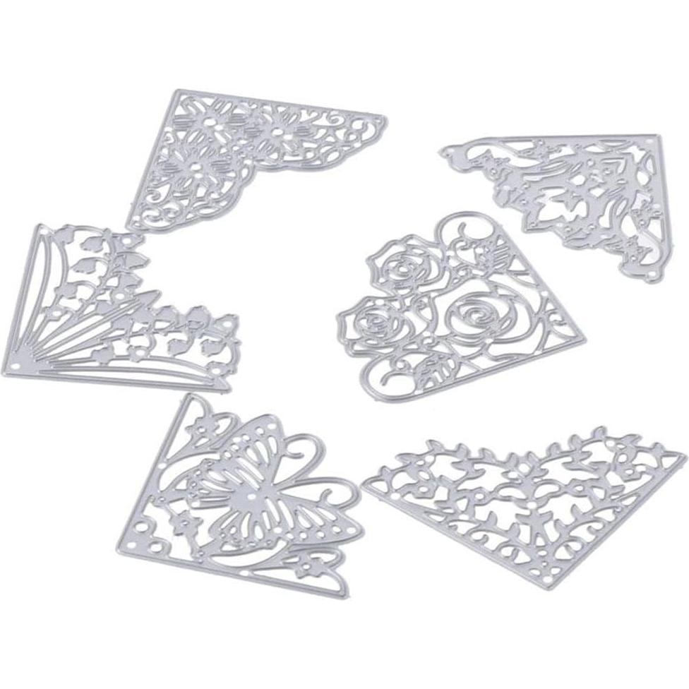 Cortes de Metal en Forma de Flores Hobbyhub - 8 Piezas 5 cm