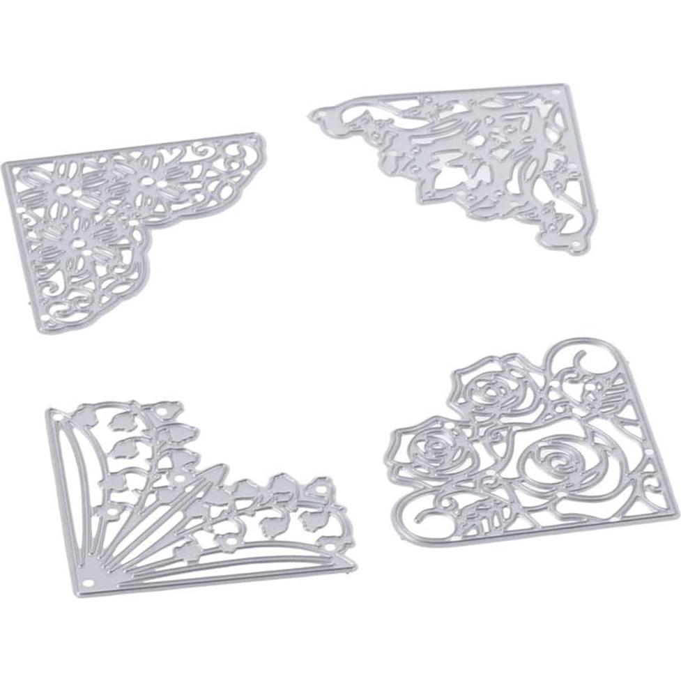 Cortes de Metal en Forma de Flores Hobbyhub - 8 Piezas 5 cm