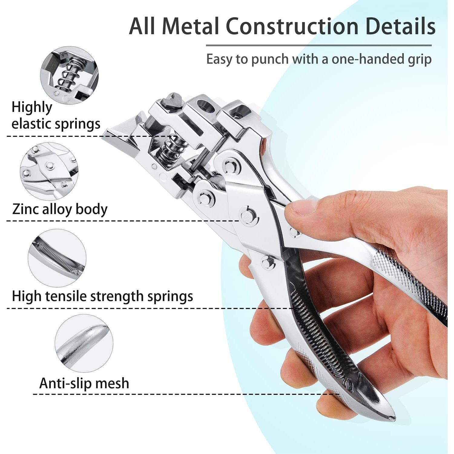 Perforadora 3 en 1 IMLIKE para tarjetas PVC y cartulina