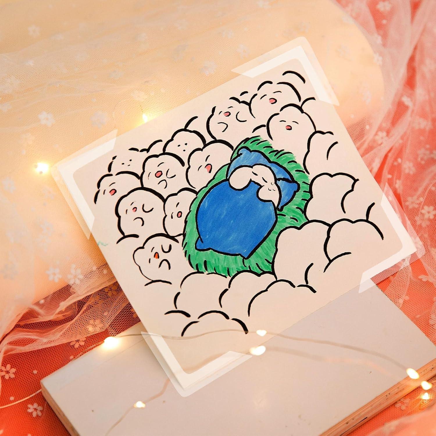 Esquinas de Montaje Autoadhesivas Lineco Slimline 3.18 cm - Paquete de 72