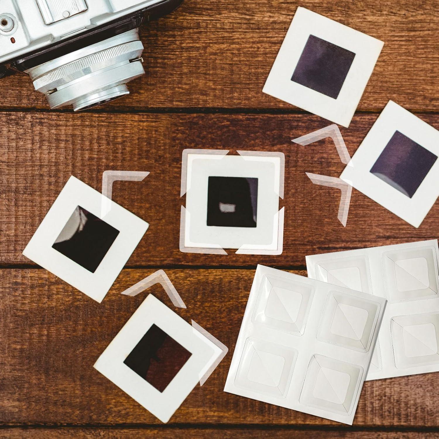 Esquinas de Montaje Autoadhesivas Lineco Slimline 3.18 cm - Paquete de 72