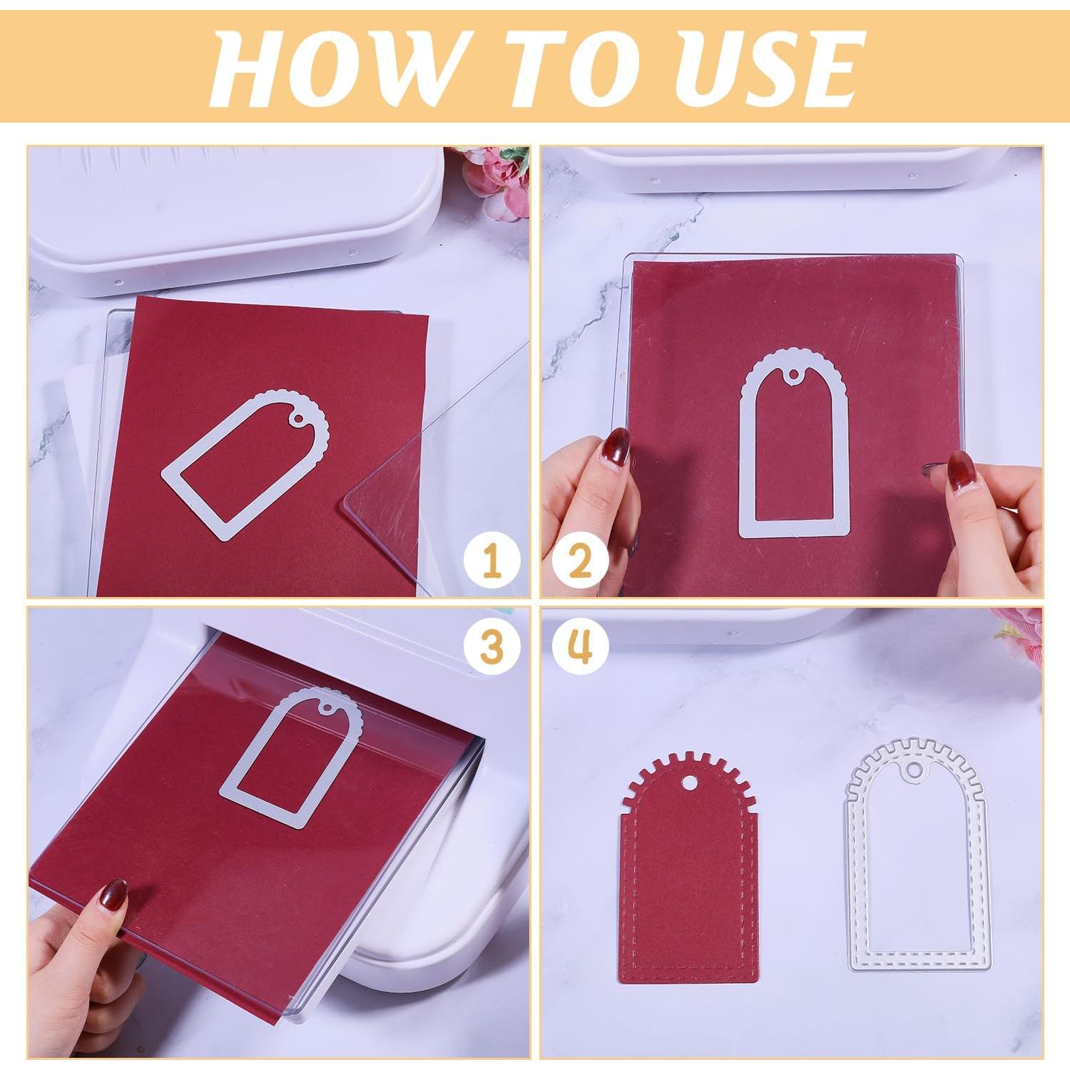 Cortadores de Troquel GLOBLELAND para Scrapbooking DIY - Engranaje Industrial