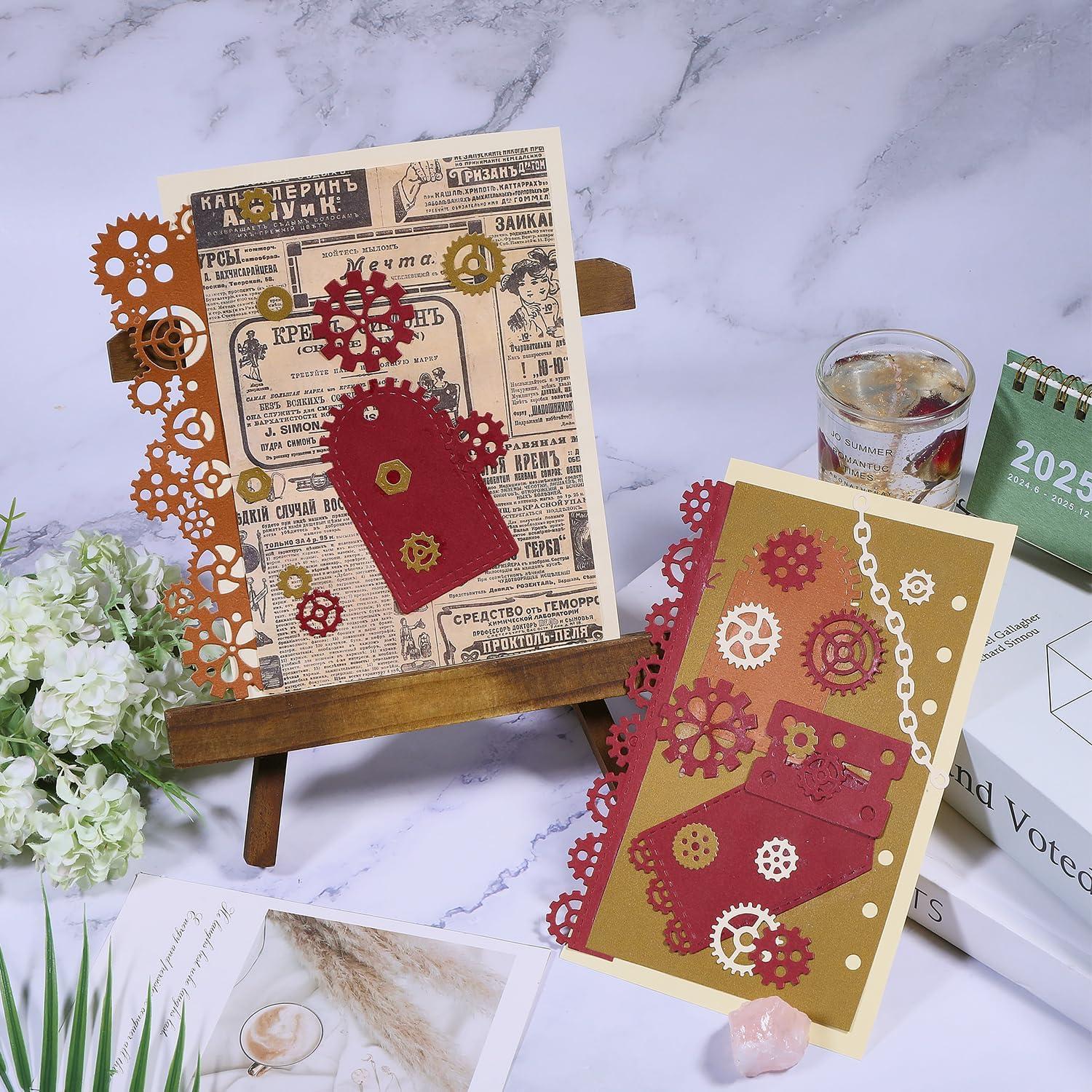 Cortadores de Troquel GLOBLELAND para Scrapbooking DIY - Engranaje Industrial