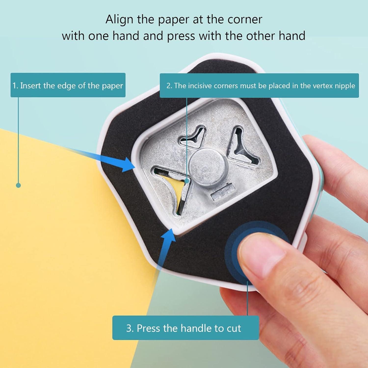 Redondeador de esquinas Pssopp para papel y fotos 7.2x3.4cm