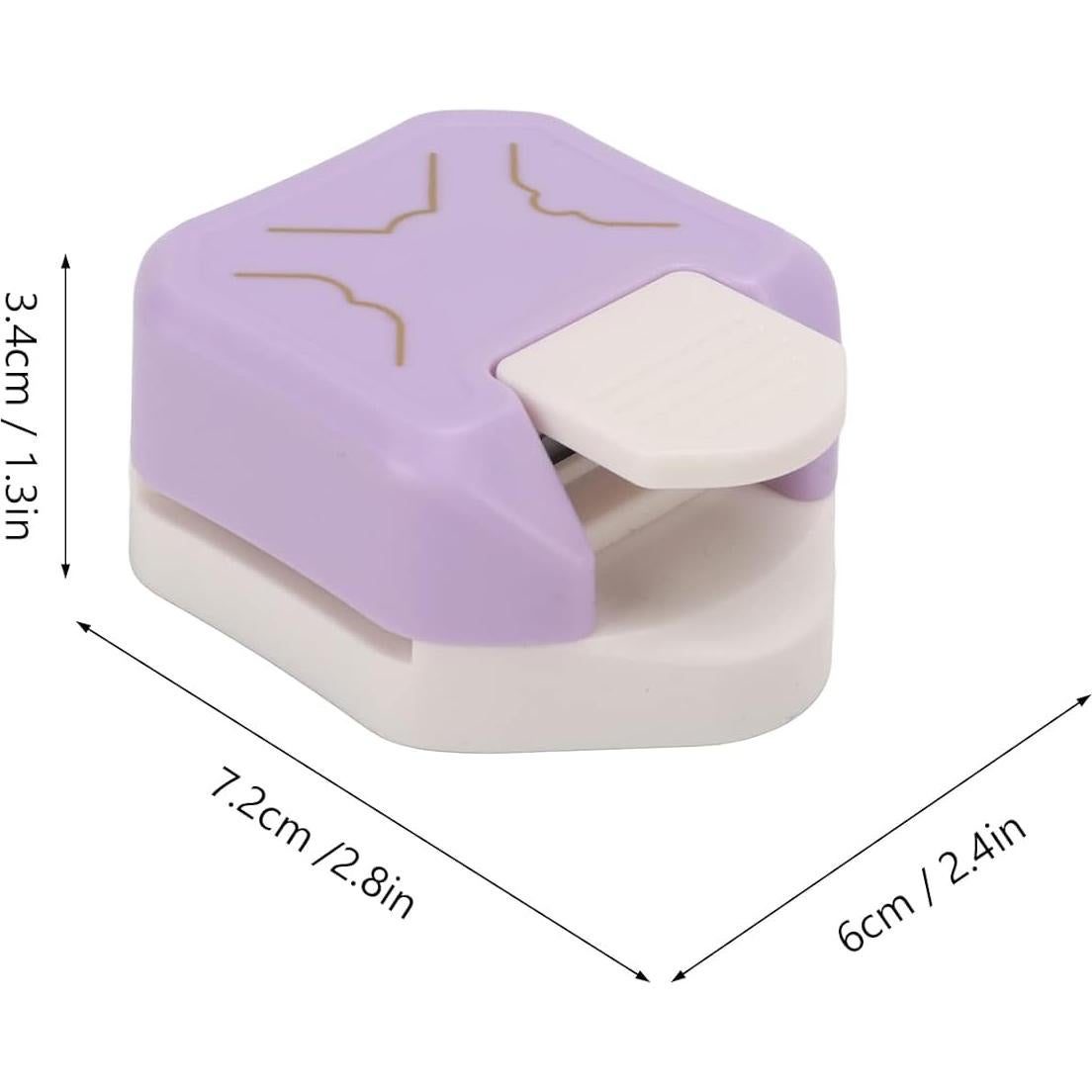 Redondeador de esquinas Pssopp para papel y fotos 7.2x3.4cm