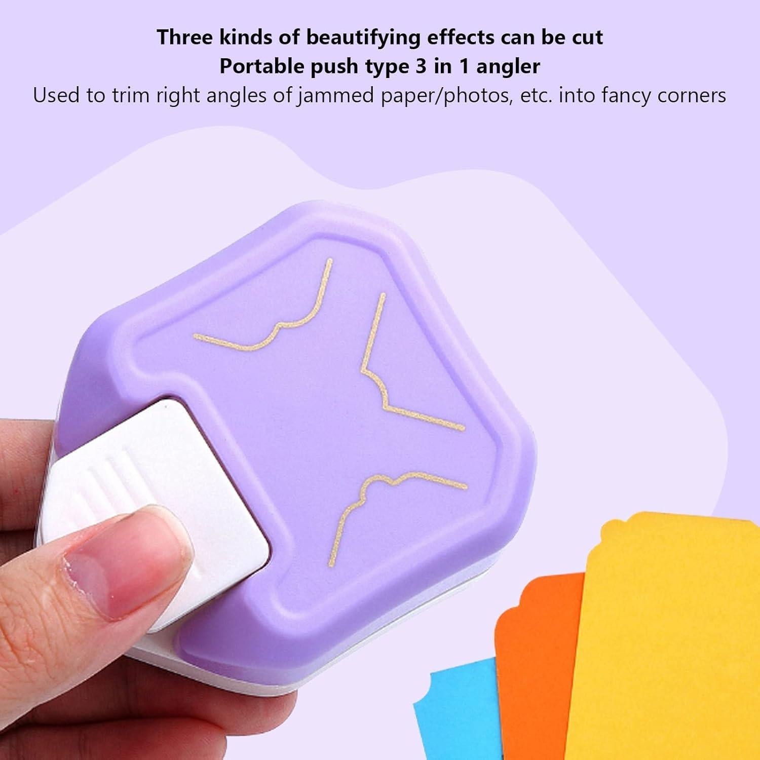 Redondeador de esquinas Pssopp para papel y fotos 7.2x3.4cm