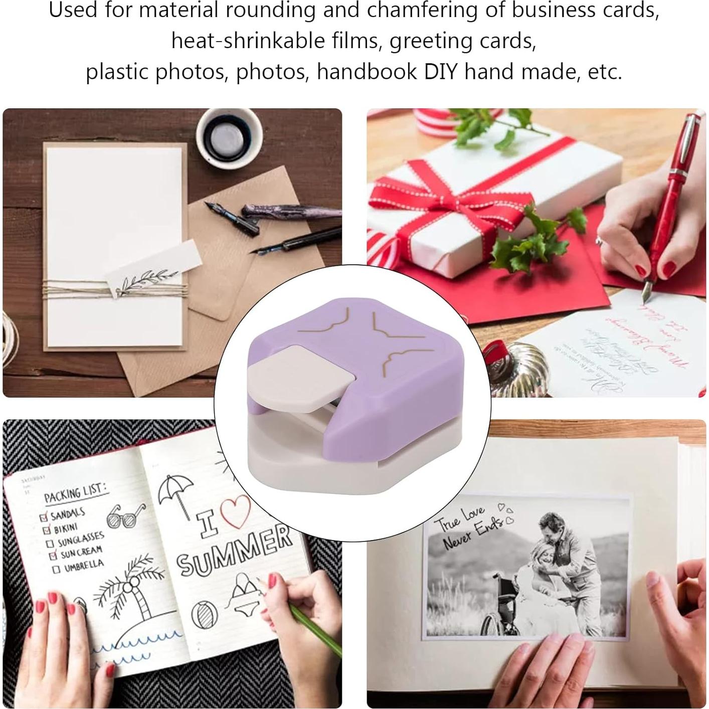 Redondeador de esquinas Pssopp para papel y fotos 7.2x3.4cm