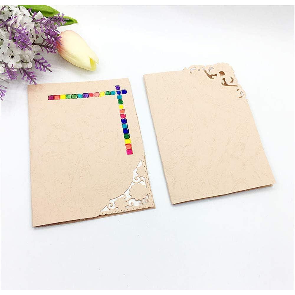 Troqueles de Corte de Encaje PTOOL para Tarjetas 12.7x10.16cm