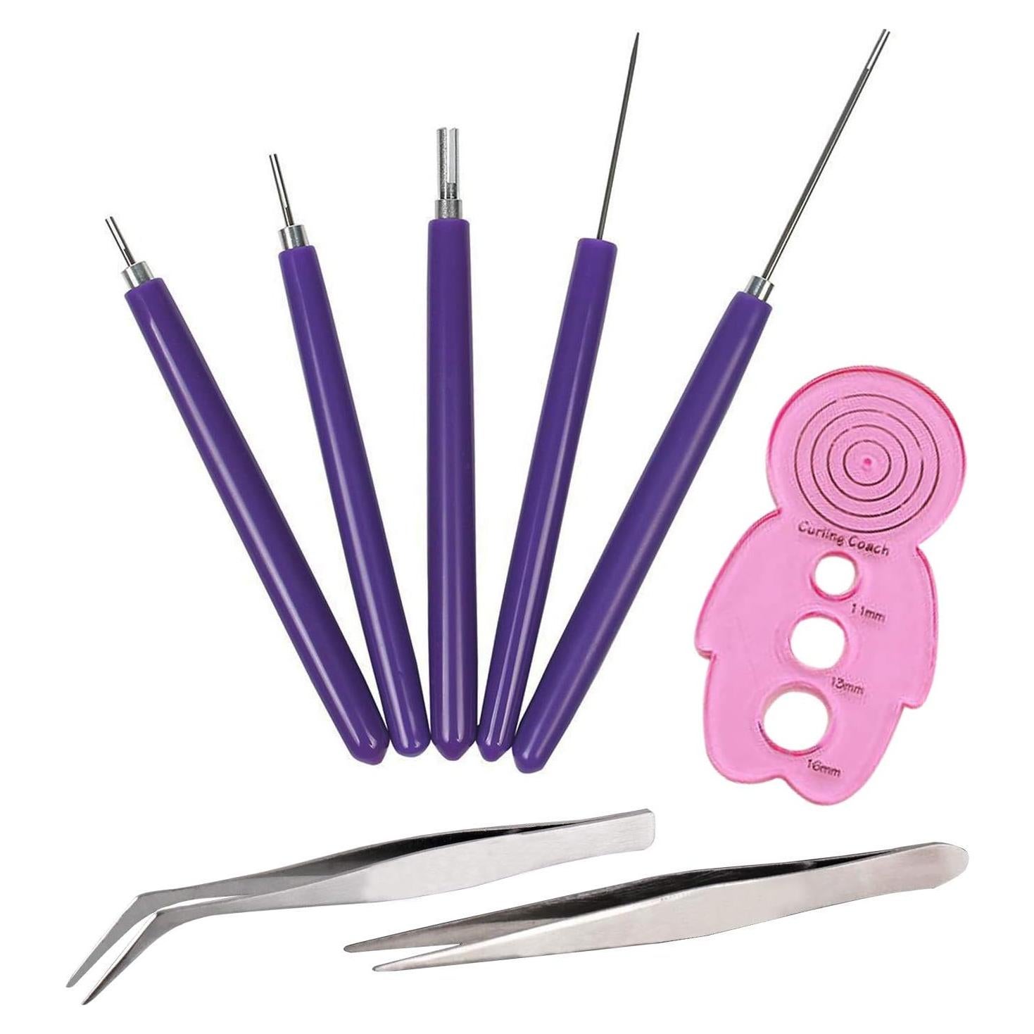 Juego de Herramientas Quilling Woohome 5 Piezas para Principiantes