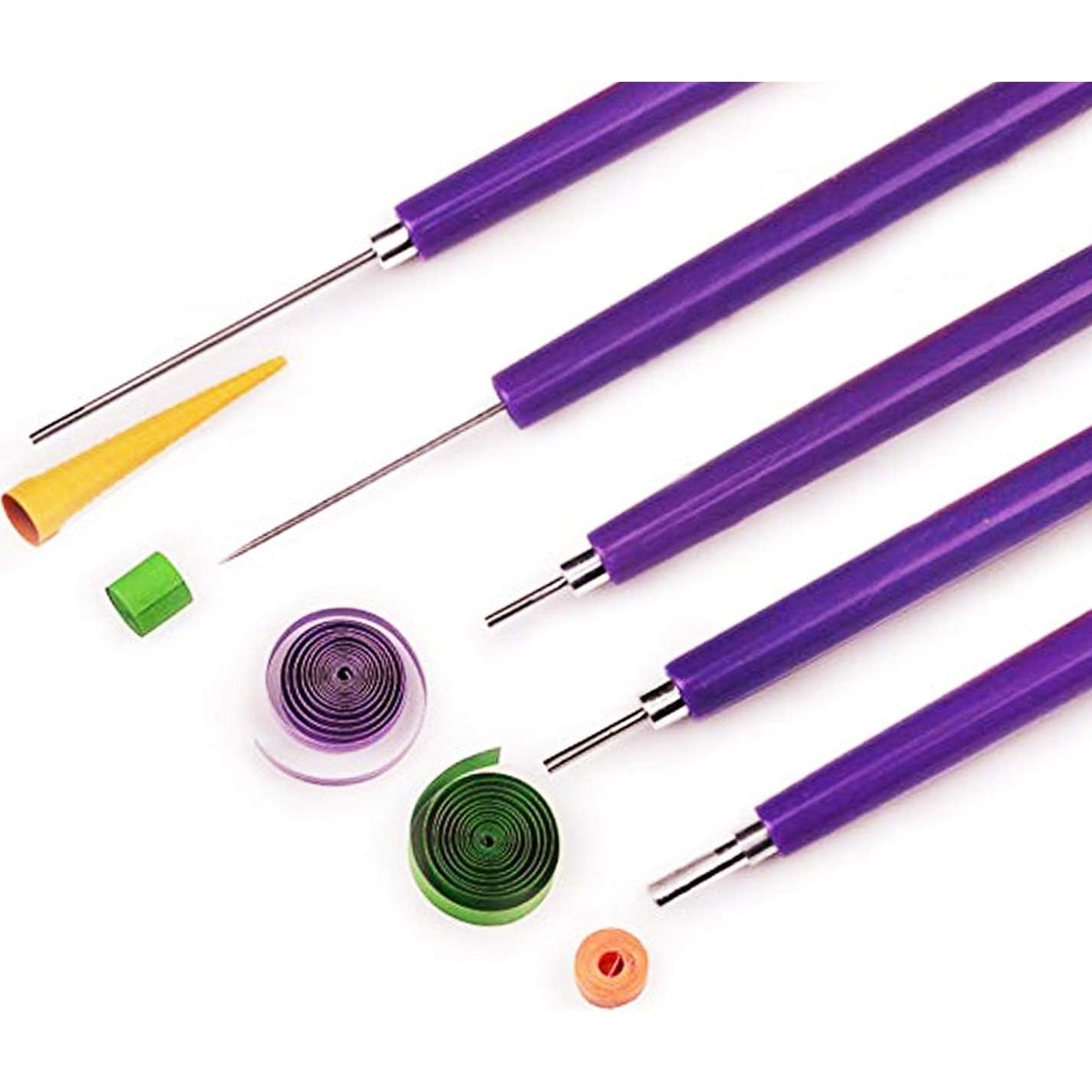Juego de Herramientas Quilling Woohome 5 Piezas para Principiantes